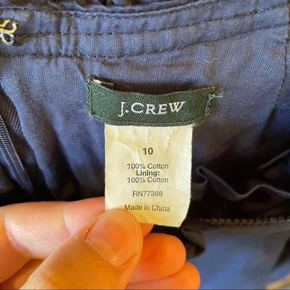 J.Crew Navy Blue Dress Size 10 - Picture 4 of 4